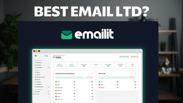 Emailit Review: Send 100K Emails/Month for a One-Time Fee