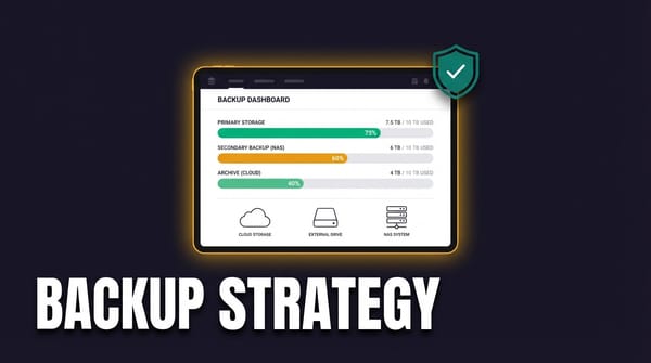 My 3-2-1 Backup Strategy for Video Production