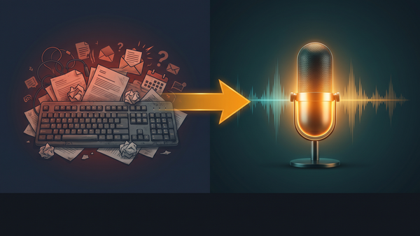 Stop typing and dictate — keyboard to microphone